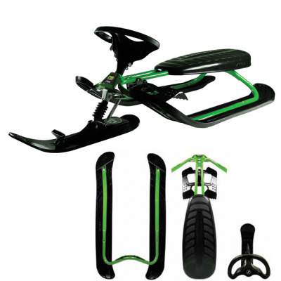 STIGA SnowRacer FSR GT 73-4135-09.jpg Снегокат STIGA SnowRacer FSR GT 73-4135-09 Снегокат STIGA SnowRacer FSR GT 73-4135-09 предназначен для детей в возрасте от 4 лет, скоростных развлечений и катания с гор.
Удлиненное сиденье в новом дизайне, удлиненная рулевая колонка, более высокая посадка позволяют взрослым кататься вместе с детьми.
В комплекте: амортизатор рулевого управления; автоматически втягивающийся буксир.
Возраст: от 4 лет.
Максимальная нагрузка: 90 кг.