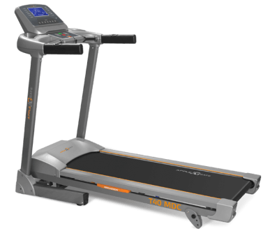Беговая дорожка Applegate T40 MDC Беговая дорожка Applegate T40 MDC Двигатель: 2,5 л.с., пиковая мощность 4,0 л.с.
Скорость: 1-16 км/ч.
Регулировка угла наклона: механическая (3 уровня).
Беговое полотно: 1,6 мм, двухслойное антискользящее.
Размер бегового полотна: 130х42 см.
Дека: 18 мм, двойная, парафинированная.
Система амортизации: воздушная подушка air-Cushion XL™ + 4 динамических эластомера VCS™.
Максимальный вес пользователя: 140 кг.
Дисплей: голубой LCD-дисплей диагональю 18 см.
Язык интерфейса: английский.
Размер в рабочем состоянии (ДхШхВ): 170х74х136 см.