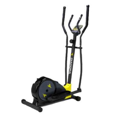 Эллиптический тренажер Diadora DE3 Эллиптический тренажер Diadora DE3 Эллиптический тренажер DIADORA DE3 базового уровня с тихим и плавным ходом.
Для удобства в эксплуатации у тренажера предусмотрены транспортировочные ролики и компенсаторы неровностей пола.
Система нагружения: магнитная.
Кол-во уровней нагрузки: 8.
Маховик: 8 кг.
Длина шага: 310 мм.
Размер в рабочем состоянии (ДхШхВ): 93 x 49 x 165 см.
Максимальный вес пользователя: 120 кг.
Гарантия: 1 год.