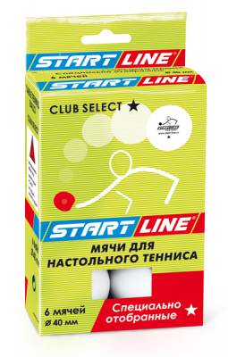 Мячи для настольного тенниса Start-line CLUB SELECT 1* Отличный выбор для начинающих игроков.
Подходят для игры в помещении и на улице.
Количество: 6 шт.
Цвет: белый.
