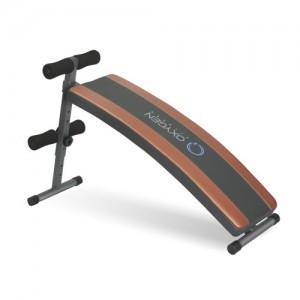 Скамья для пресса изогнутая Oxygen Arc Sit Up Board Изогнутая скамья для всесторонней проработки мышц пресса.
Имеет складную конструкцию, в собранном виде занимает минимум места.
Регулируется по высоте (5 положений).
Размер тренажера (ДхШхВ) 122х34х78 см.
Максимальный вес пользователя 120 кг.&nbsp;
