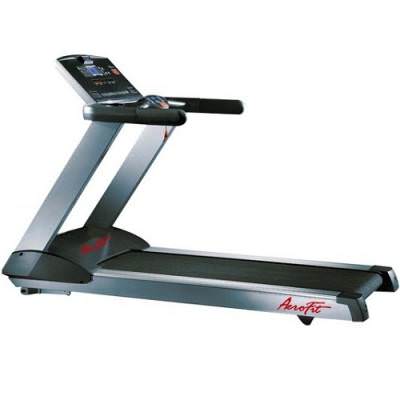 Беговая дорожка AeroFit 8700TM Профессиональная беговая дорожка AeroFit 8700TM​ создана для интенсивного использования в спорт залах, в режиме 24х7.
Мощность двигателя: 3 л.с.
Скорость 0.8 - 22 км/ч.
Наклон бегового полотна: 0 - 15 %.
Размер бегового полотна: 55х152.5 см.
LCD DOT-MATRIX дисплей с синей подсветкой.
Встроенный беспроводной пульсоприемник и программа контроля пульса автоматически регулируют уровень и скорость для поддержания заданной зоны пульса.
Максимальный вес пользователя: 180 кг.
