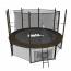 Батут Unix Line 8 ft inside (2,44 м) Black&Brown с сеткой и лестницей - Батут Unix Line 8 ft inside (2,44 м) Black&Brown с сеткой и лестницей