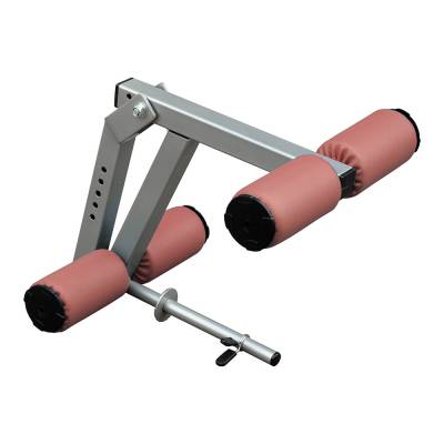 Опция для IFFID, IFOB - сгибание/разгибание ног Aerofit IFLEGA Опция для IFFID, IFOB - сгибание/разгибание ног Aerofit IFLEGA Прочный конструктив рамы изготовлен из стальных труб. Параметры профиля: 60×60×2,5 мм, 51×76×2,5 мм. Новейшая роботизированная технология сварки позволяет достичь наивысшей точности.
Мягкие детали тренажёра изготовлены из крепкого винилового материала.
Специальная форма валиков даёт возможность надёжно удерживать ноги во время работы на тренажёре.